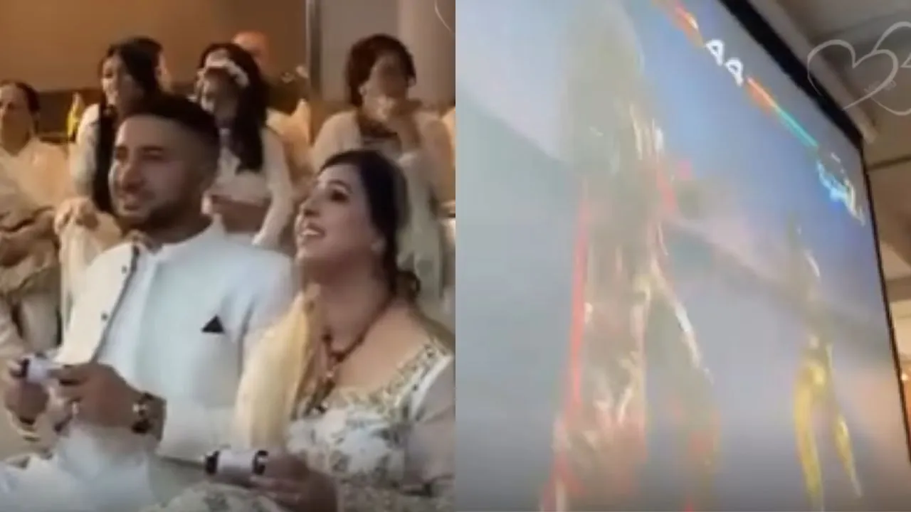 bride-and-groom-turn-wedding-into-game-zone-with-epic-playstation-battle-in-viral-video