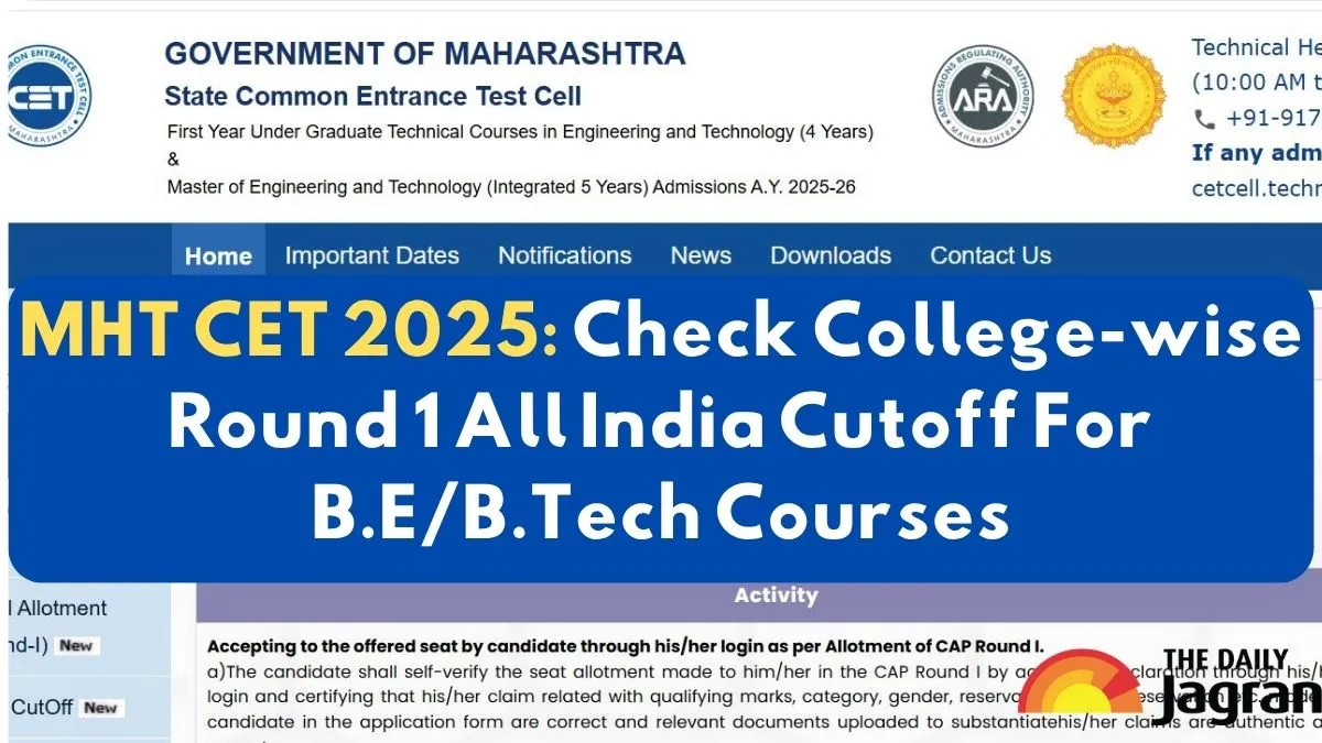 mht-cet-2025-releases-round-1-all-india-cutoffs-for-be-and-btech-courses-admissions-across-maharashtra-check-full-list-here