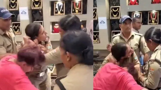 woman-caught-stealing-in-jewellery-store-pulls-lady-cops-hair-in-brutal-fight-people-gather-to-watch-viral-video