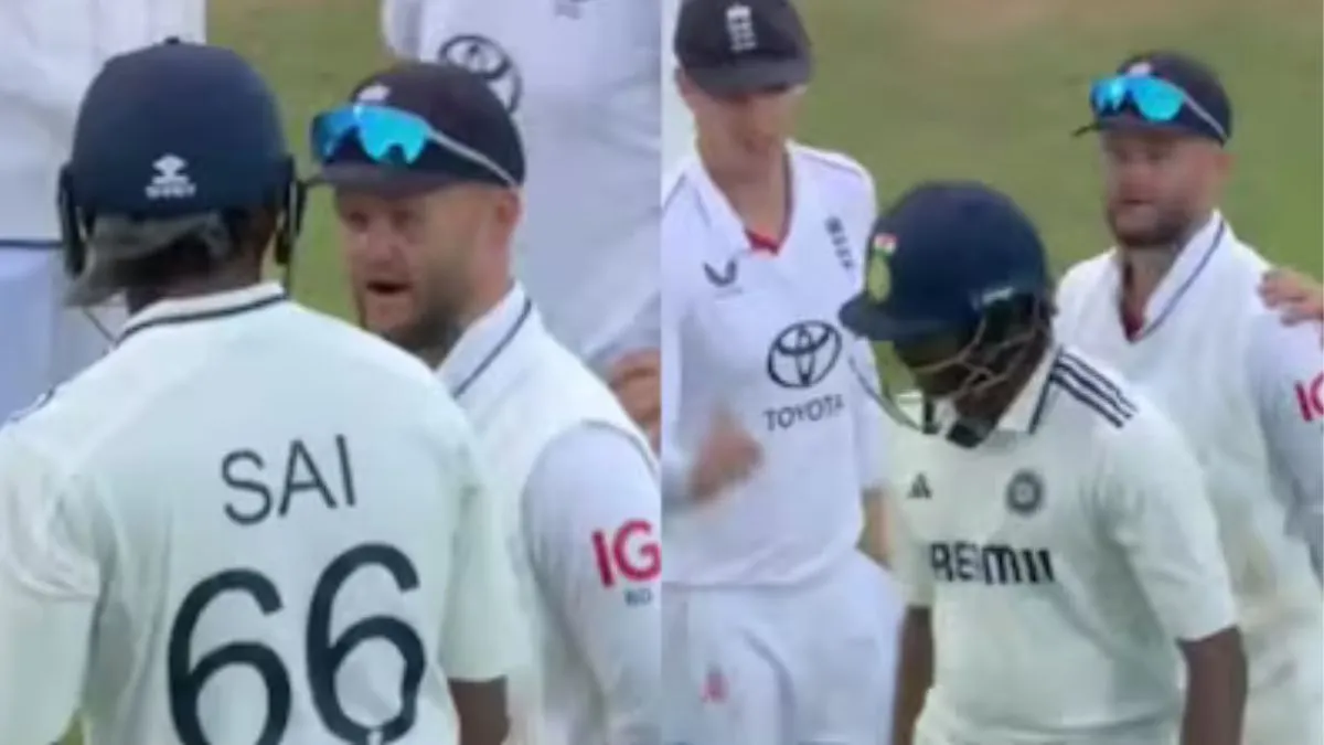 ind-vs-eng-5th-test-sai-sudharsan-gets-involved-in-heated-exchange-with-ben-duckett-fans-label-sledging-as-hypocrisy-watch