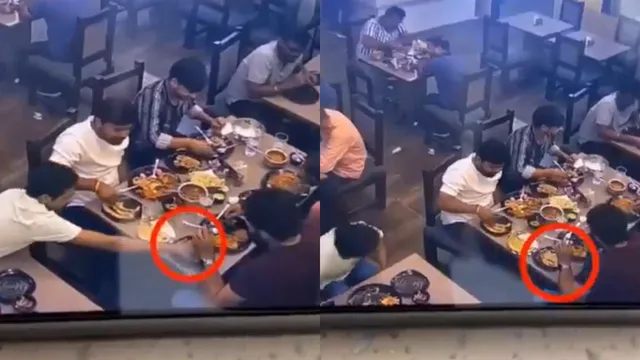 caught-on-cctv-men-mix-bone-in-vegetarian-food-at-gorakhpur-restaurant-to-skip-bill-internet-is-furious-viral-video