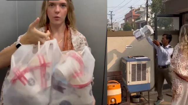 foreign-woman-asks-where-to-throw-garbage-in-india-guard-casually-tosses-it-over-the-wall-in-viral-video