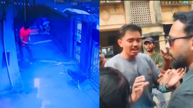 man-beats-elderly-stray-dog-with-stick-in-navi-mumbai-angry-locals-thrash-him-in-viral-video