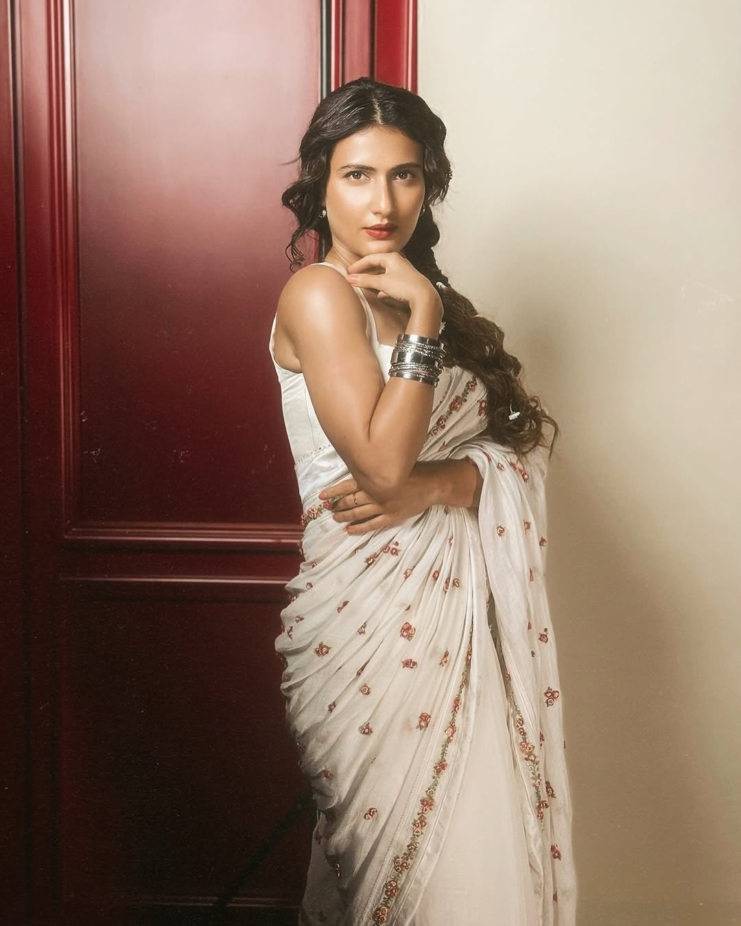 Fatima Sana Shaikh In Chanderi Cotton Silk Saree