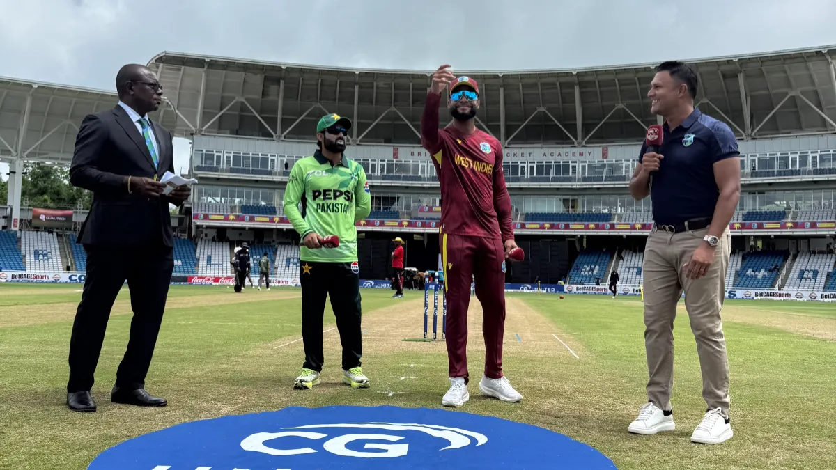 WI vs PAK: Pakistan Win Toss, Opt To Field First Against West Indies Under Overcast Conditions In Trinidad