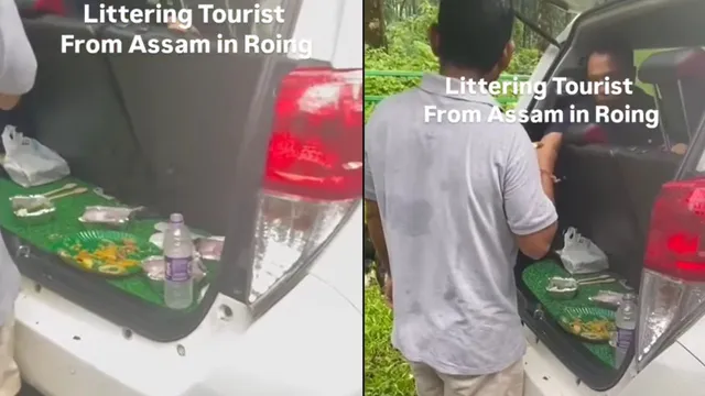 kisne-pheki-yeh-gandagi-arunachal-man-calls-out-assam-tourists-for-littering-sparks-civic-sense-debate-viral-video