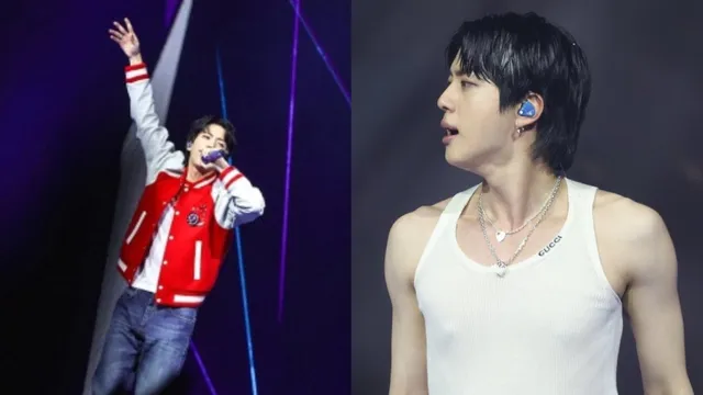 bts-jin-takes-off-his-jacket-flaunts-biceps-in-last-performance-at-amsterdam-army-says-very-hot