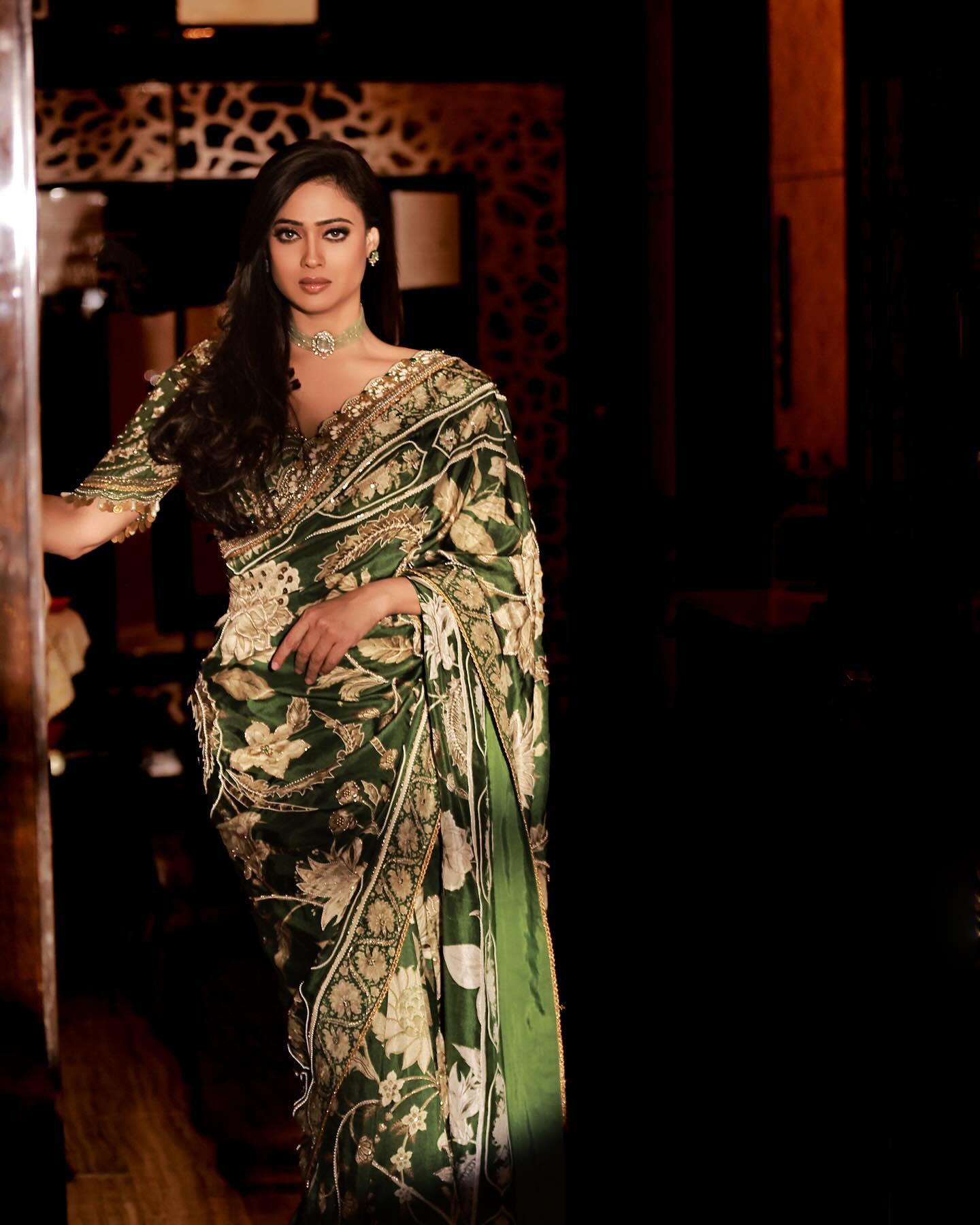 shweta tiwari saree photo