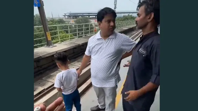 father-lets-son-urinate-on-delhi-metro-track-in-viral-video-netizens-slam-highly-uncivilised-behaviour