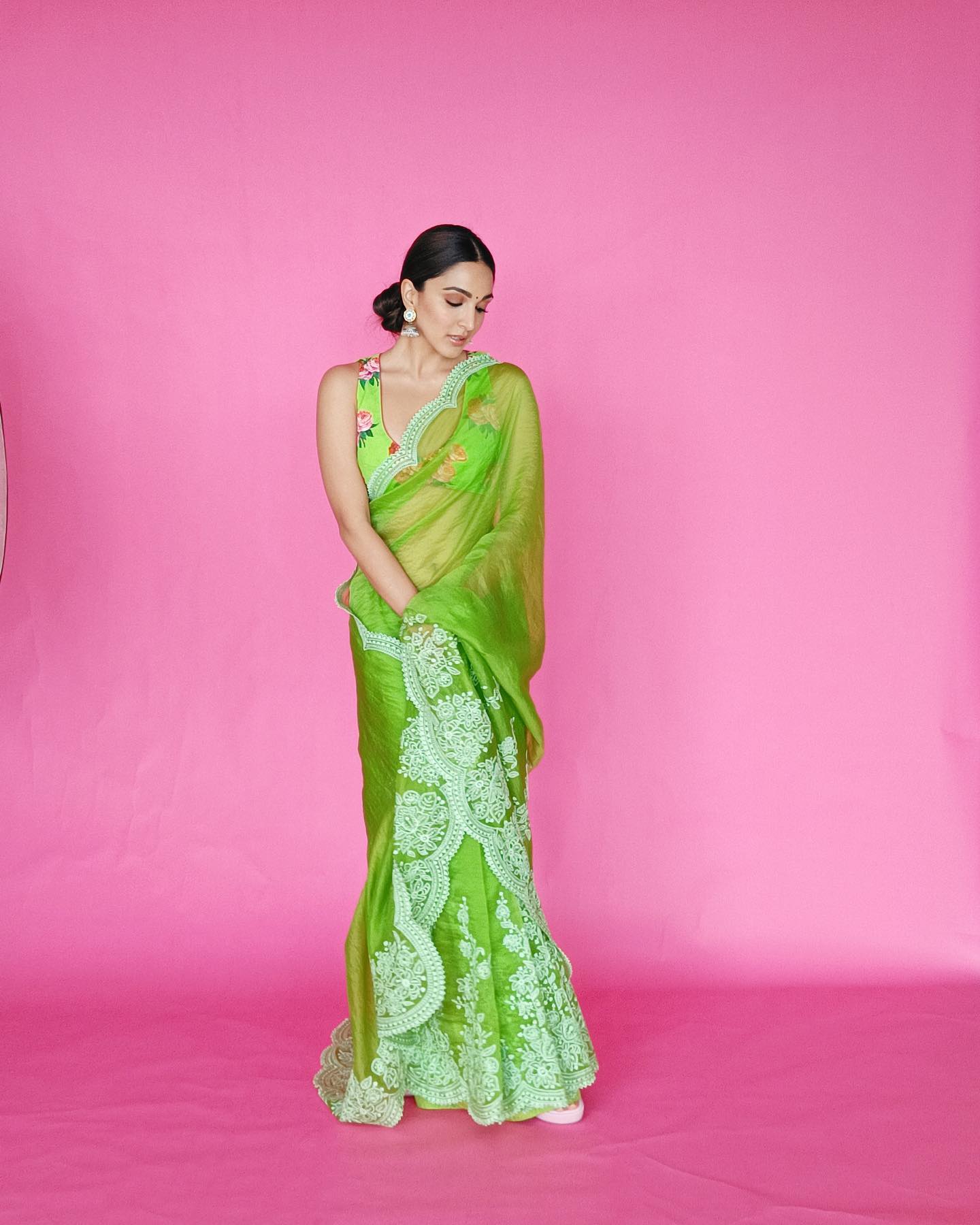 kiara advani saree