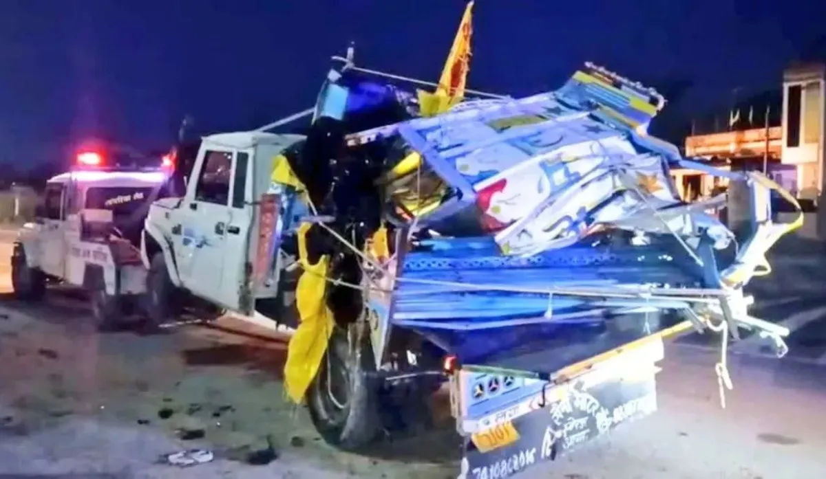 rajasthan-khatu-shyam-pilgrims-killed-injured-pickup-collides-with-truck-on-dausa-manoharpur-highway-deadth-toll-cm-bhajan-lal-pm-modi-ex-gratia-latest-updates