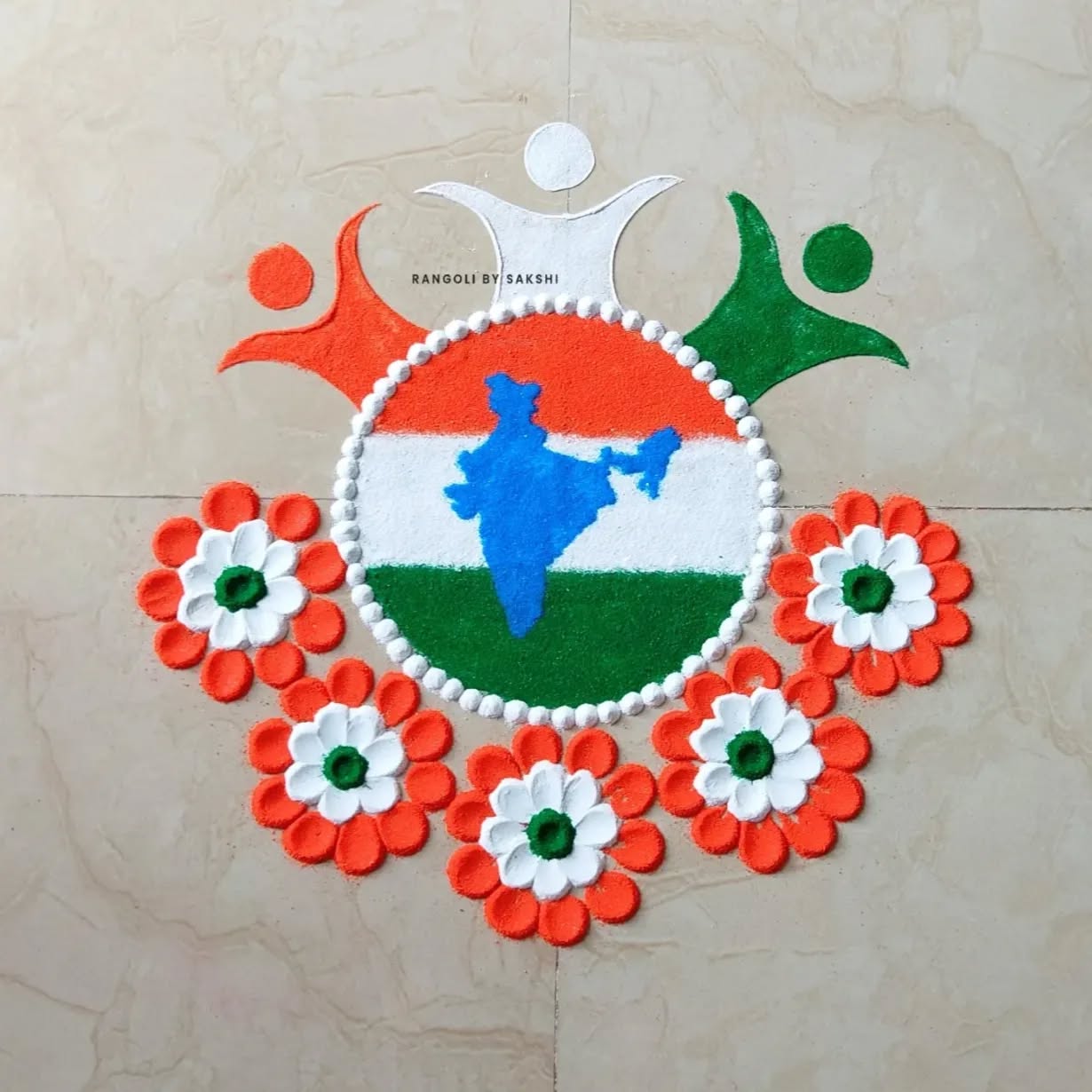 independence day rangoli