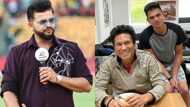 arjun-tendulkar-not-studying-when-sachin-tendulkar-pranked-air-hostess-with-suresh-raina