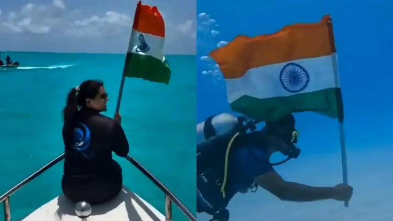 indian-coast-guard-unfurls-tiranga-underwater-in-lakshadweep-on-independence-day-video-goes-viral