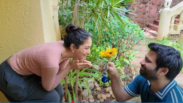 archana-puran-singh-son-aryamann-sethi-gets-engaged-to-actress-yogita-bihani-proposes-with-house-keys-and-sunflowers