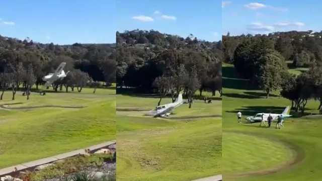 australia-viral-video-small-plane-crashes-onto-sydney-mona-vale-golf-course-two-on-board-injured