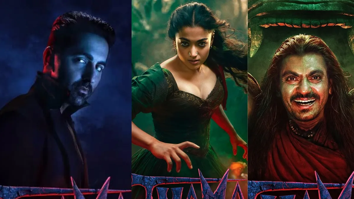 thama-ayushmann-khurrana-rashmika-mandanna-nawazuddin-siddiqui-and-paresh-rawal-first-look-out-teaser-to-drop-tomorrow