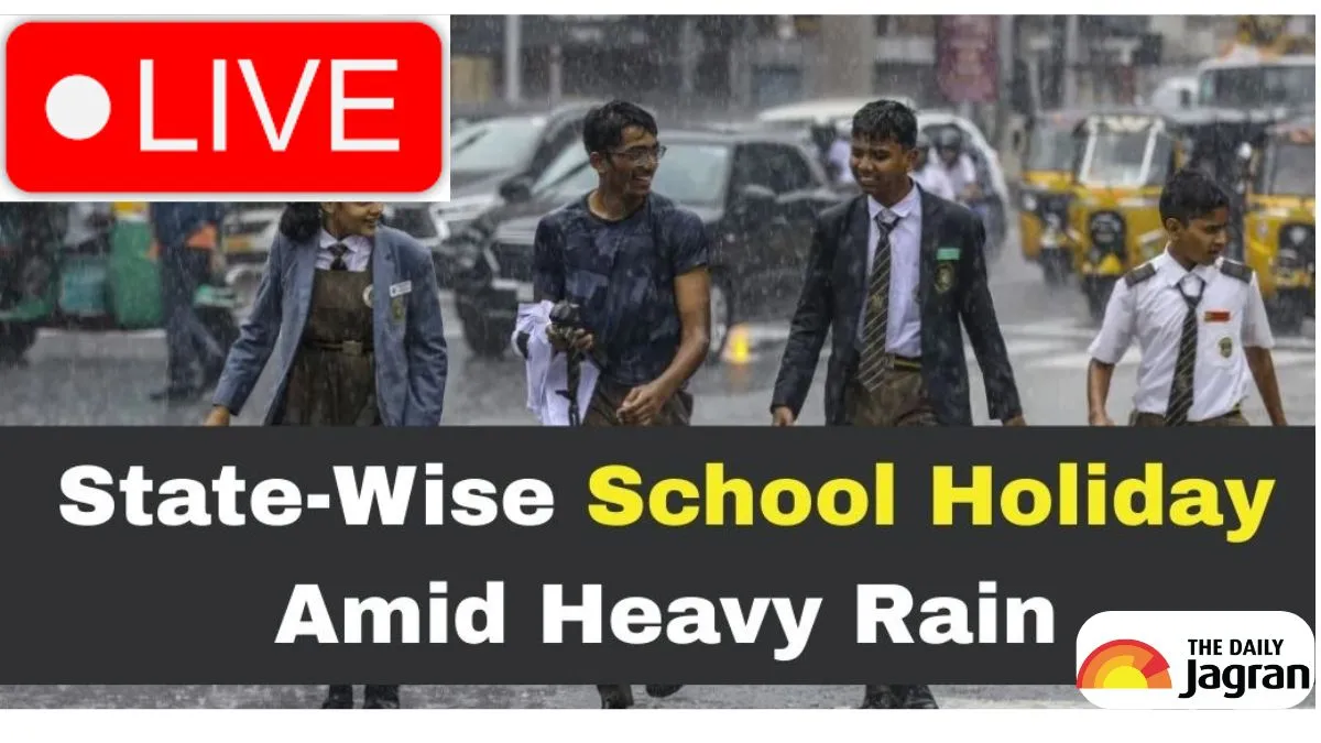 School Holiday Tomorrow Live Updates: Maharashtra (Mumbai), Karnataka, Kerala, Jammu & Kashmir And Other States School Closed Due To Heavy Rain