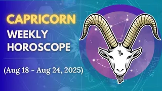 Weekly Horoscope Capricorn (August 18 -  August 24): This Week Calls For A Perfect Balance Between Partnerships And Ambitions