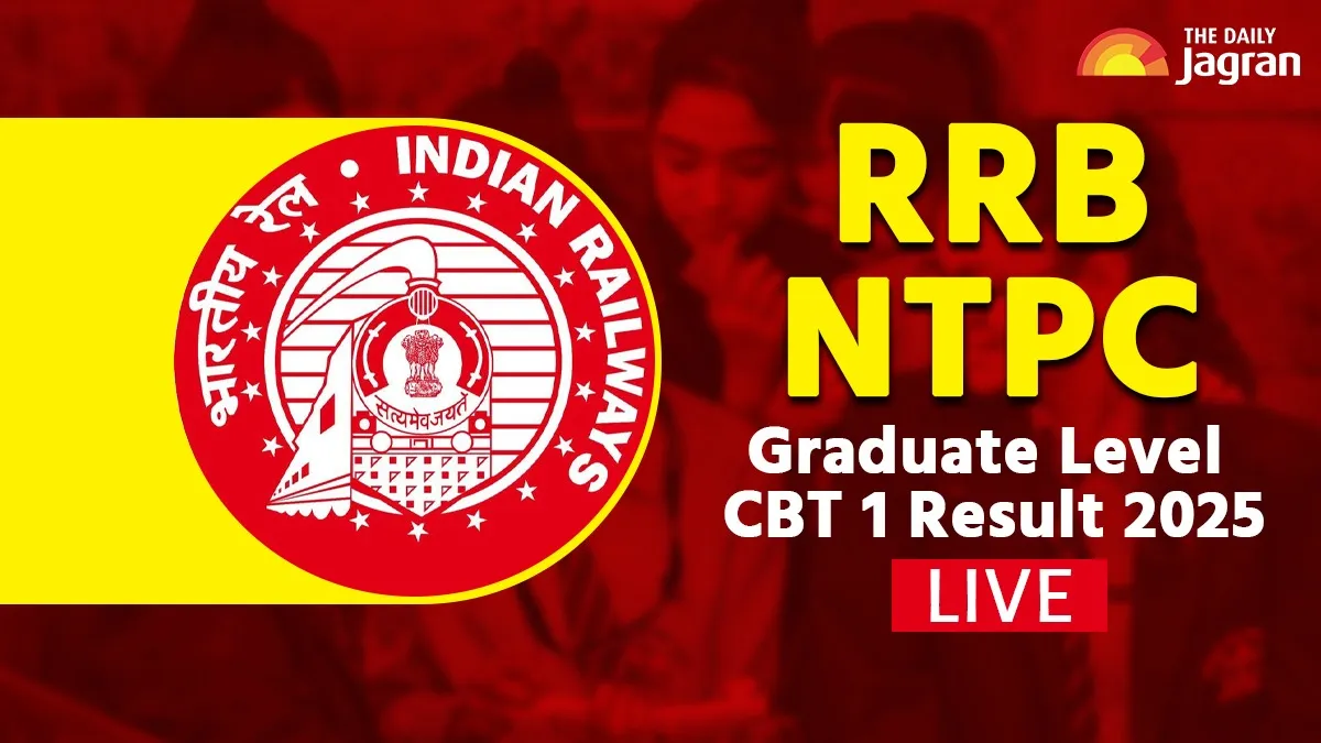 RRB NTPC CBT 1 Result 2025 Live Updates: RRB Graduate Merit List To Be Declared At rrbcdg.gov.in; Direct Link, Cut-offs & More Details
