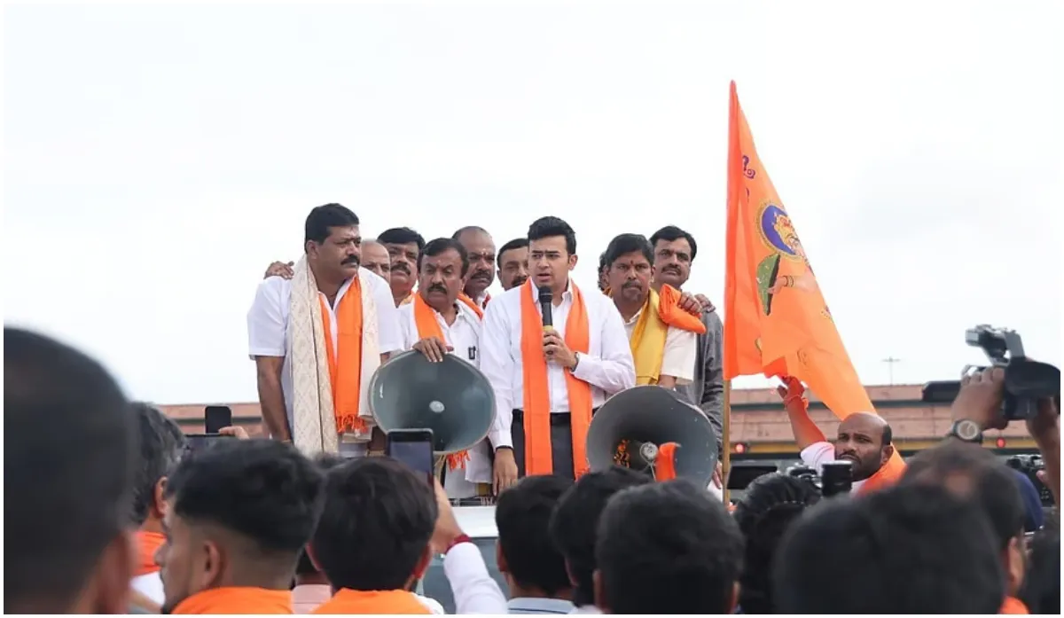 karnataka-bjp-launches-dharmasthala-chalo-yatra-as-thousands-of-devotees-rally-in-support-of-temple