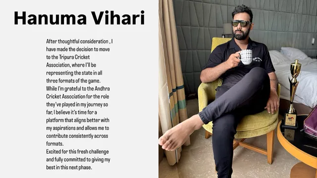hanuma-vihari-parts-ways-with-andhra-pradesh-joins-tripura-for-2025-26-domestic-season