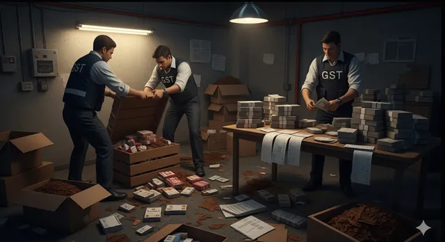 gst-officials-uncover-rs-104-cr-tax-evasion-from-illicit-tobacco-trade-61-casesdetectedinq1