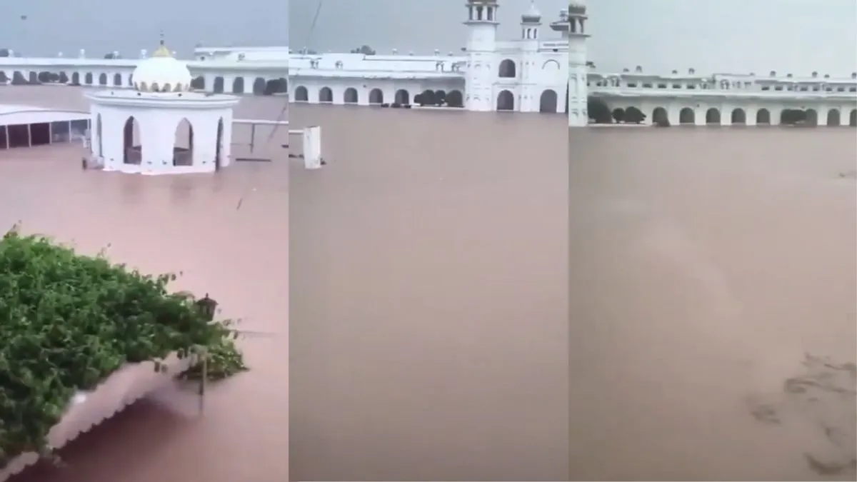 gurdwara-kartarpur-sahib-submerged-in-floods-after-torrential-rain-in-pakistan-video