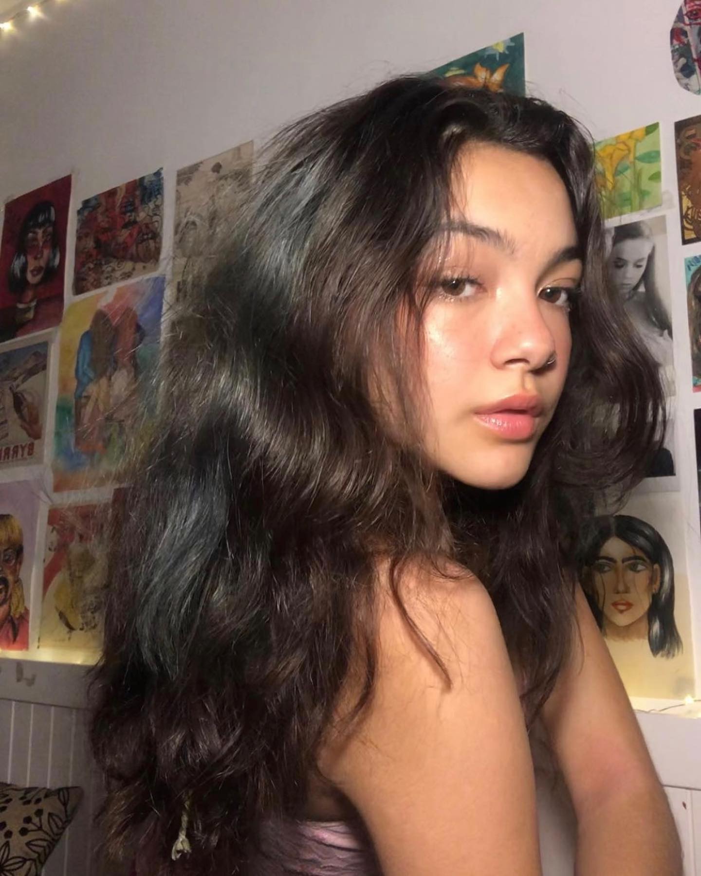 Tired Girl Look