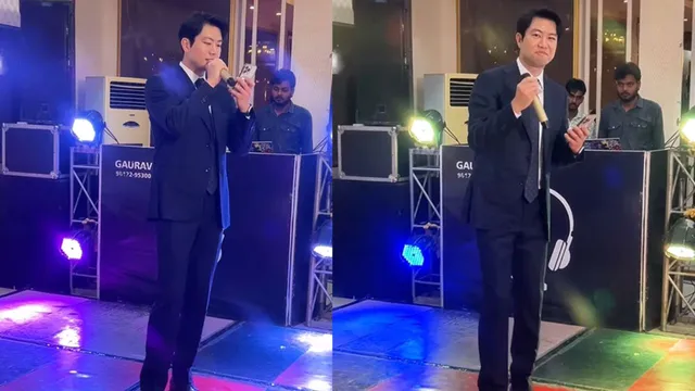 korean-man-sings-shah-rukh-khan-zaalima-song-at-indian-brother-in-laws-wedding-viral-video-leaves-internet-amazed