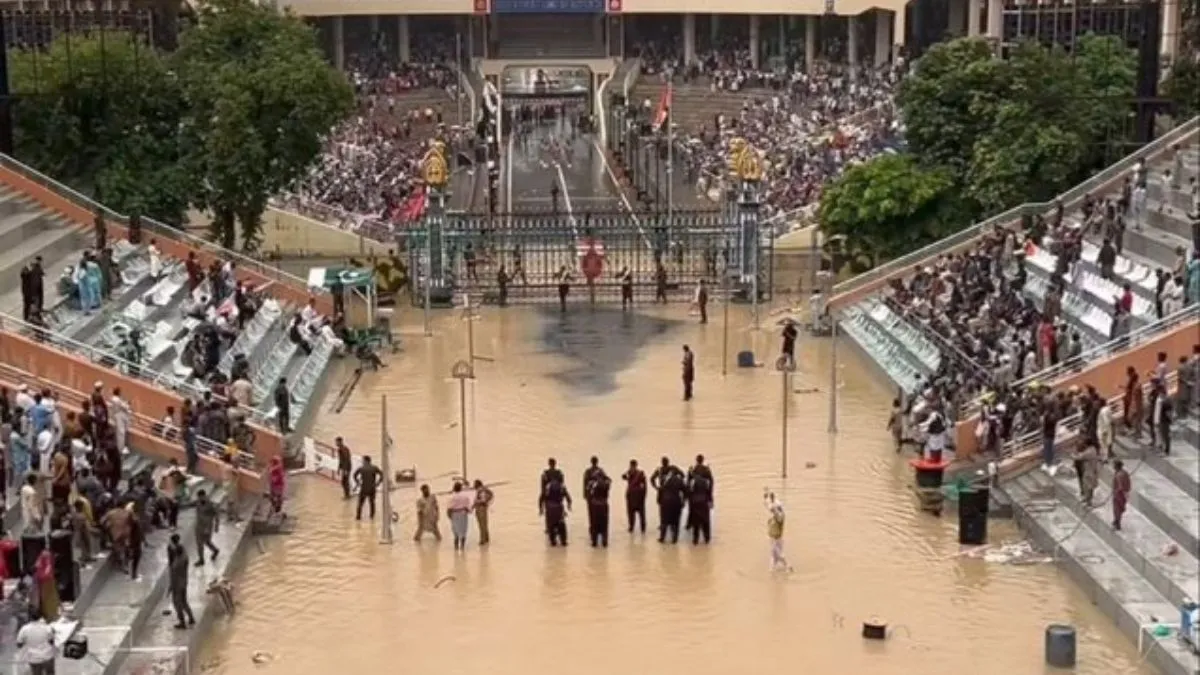 pakistan-flooded-wagah-border-viral-video-sparks-meme-war-online-reignites-asim-munir-mercedes-vs-dump-truck-jibe-as-india-stays-dry