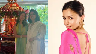 Alia Bhatt’s Festive Glow Steals Spotlight During Ganesh Chaturthi Celebrations With Neetu Kapoor | See Photos