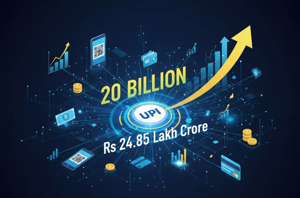 unified-payments-interface-upi-recorded-over-20-billion-transactions-valued-at-rs-2485lakhcrore