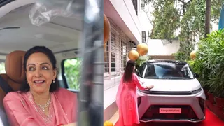 Actress-Politician Hema Malini Buys MG M9 Luxury MPV Worth Rs 75 Lakh: Watch Video