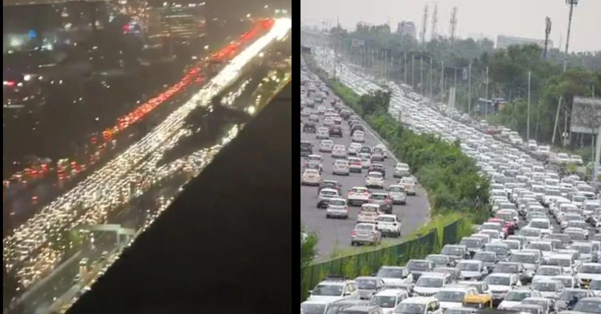 gurugram-traffic-ddma-issues-orange-alert-online-classes-for-schools-wfh-amid-heavy-rain-check-routes-to-avoid