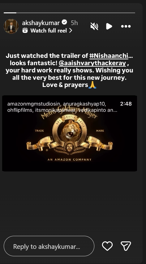 Akshay Kumar reviews Nishaanchi trailer