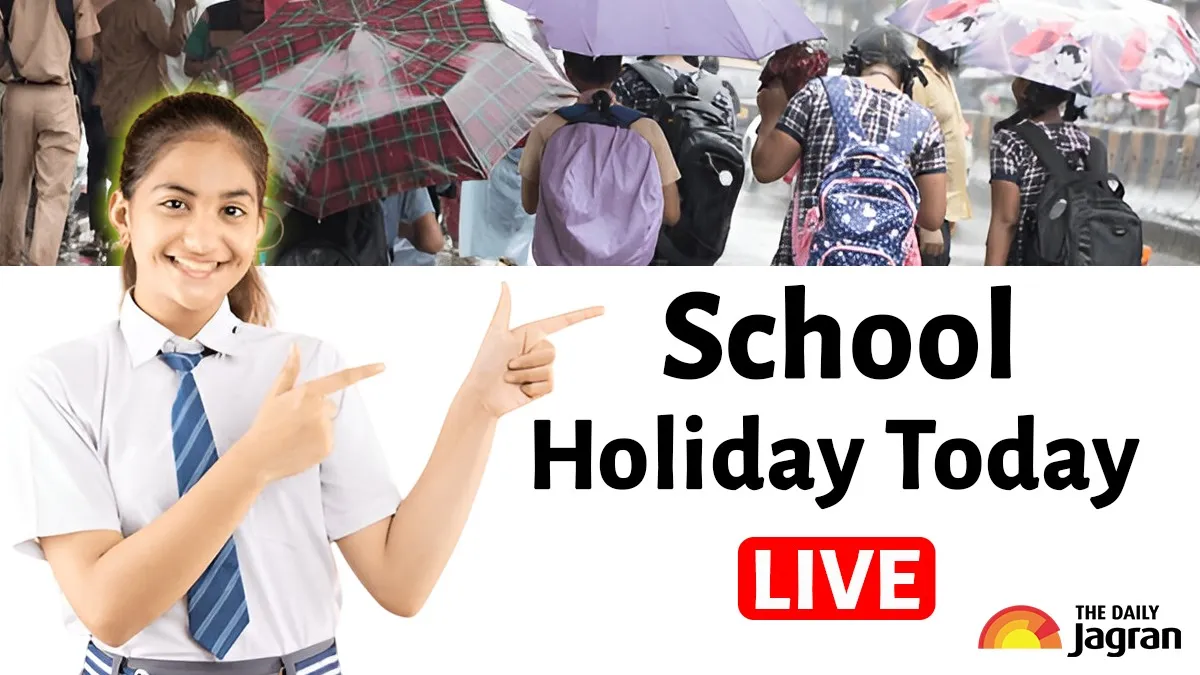 School Holiday Today (Monday) Live Updates: State And City- Wise Schools Closed Due To Rainfall & IMD Alert
