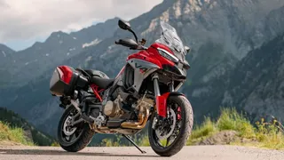 2025 Ducati Multistrada V4 Range Launched, Gets Adaptive Cruise Control, 'Wet' Mode, And Styling Updates
