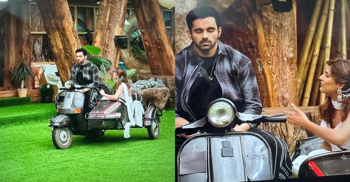 bigg-boss-19-nehal-chudasama-falls-while-mocking-abhishek-bajaj-during-nomination-task-netizens-say-instant-karma