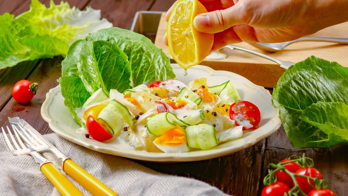 Easy Warm Cucumber Lemon Salad Recipe