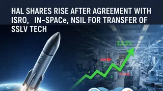 HAL Shares Rise After Agreement With ISRO, IN-SPACe, NSIL For Transfer Of SSLV Tech