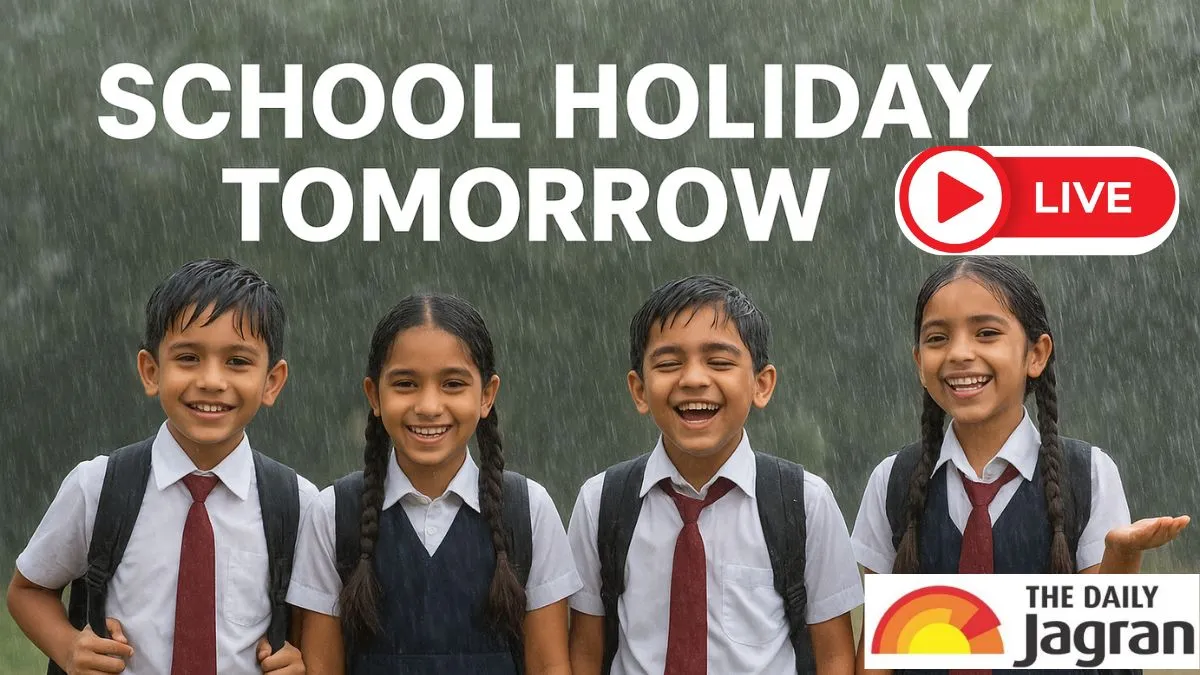 School Holiday Tomorrow (Thursday) Highlights: State And City- Wise Schools Closed Due To Heavy Rainfall & IMD Alert
