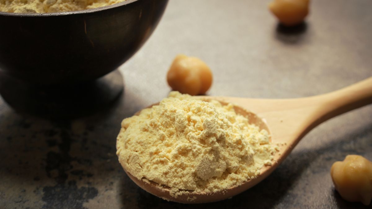 besan for glowing skin