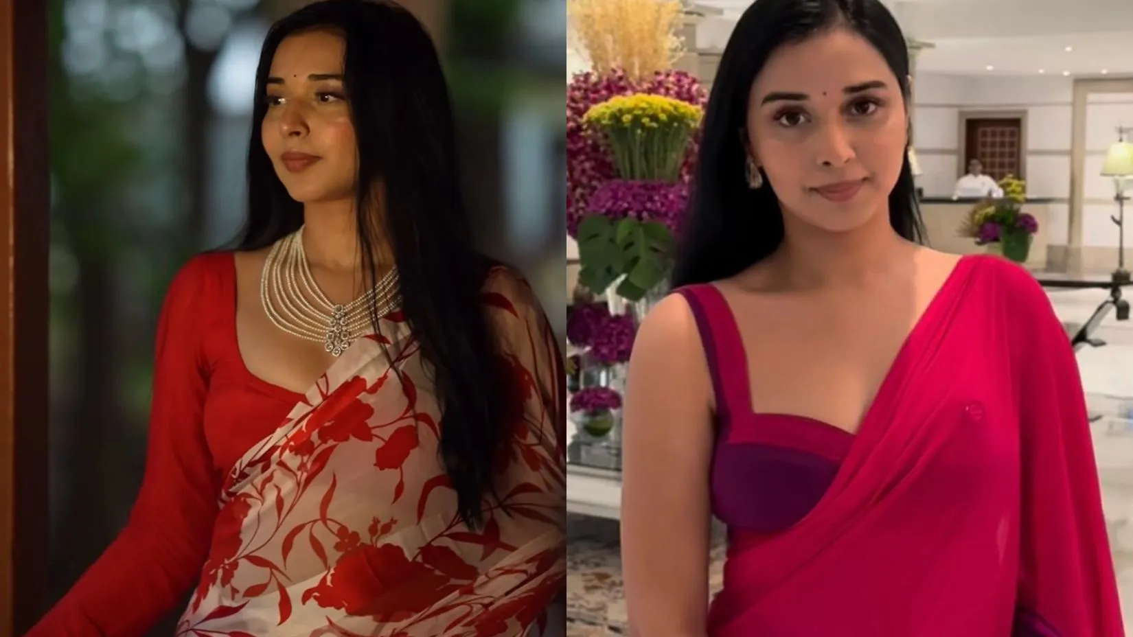 bigg-boss-fame-tanya-mittal-inspired-trendy-saree-blouse-designs-perfect-for-every-occasion