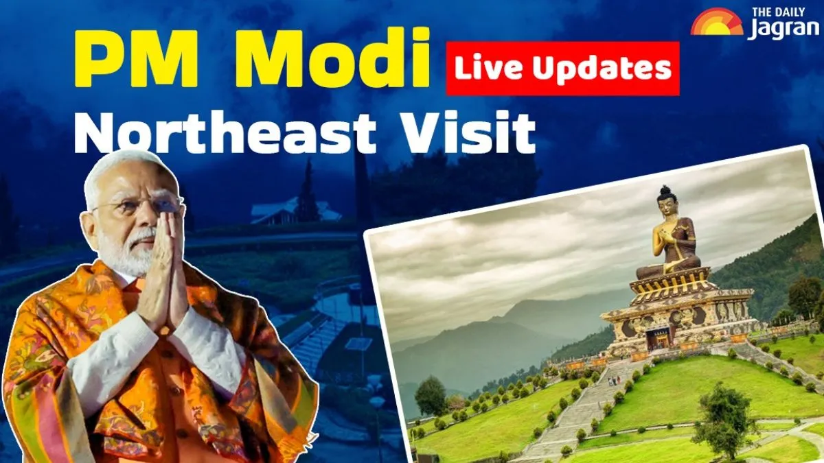 PM Modi In Manipur LIVE: Prime Minister Arrives At Churachandpur Amid Rain, Meets Internally Displaced People 
