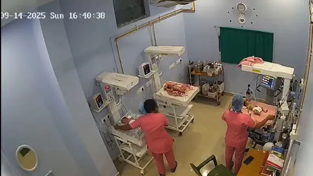 assam-earthquake-video-cctv-shows-nurses-protect-newborn-babies-during-5-8-magnitude-tremors