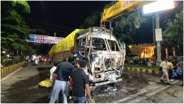 indore-accident-two-killed-several-injured-after-speeding-truck-hits-several-vehicles-catches-fire