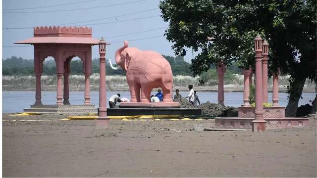 dda-expedites-work-at-vasudev-ghat-yamuna-aarti-likely-to-resume-within-15-days