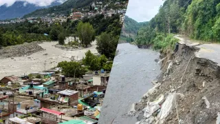 Himachal: 3 Dead After Flash Floods, Landslide Hit Mandi; Vehicles Washed Away, Highways Shut Amid Heavy Rains | Video
