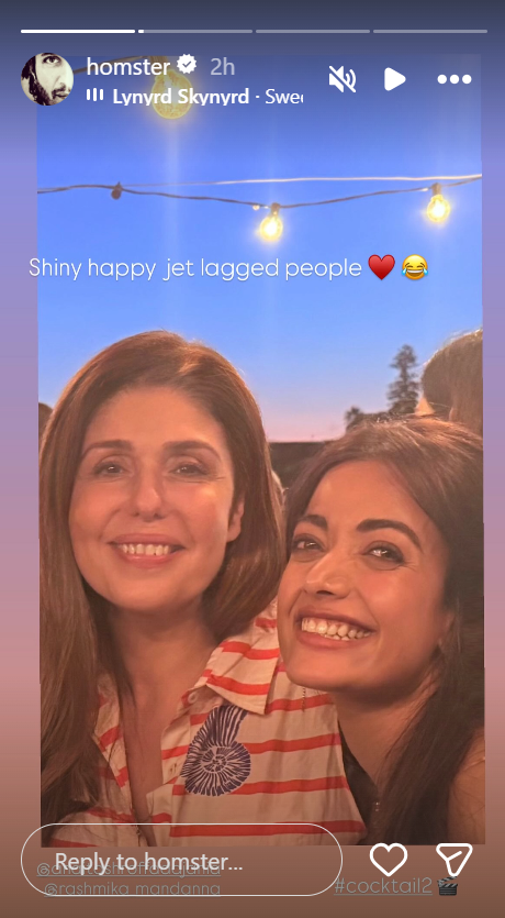 Rashmika Mandanna bts Cocktail 2